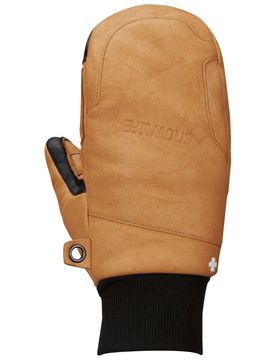 Fäustlinge aus Leder und Wolle Smitten Leather Nature für Herren aus Wolle Größe M Braun