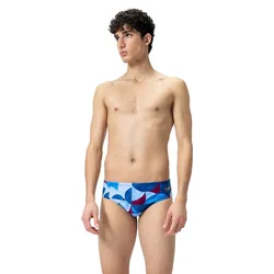 Cm Allover Swimming Brief Punch Blue / Cerulean Blue / Magenta Haze UK 28 Men
