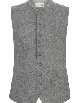 Trachtenweste Devito (granit, Gr. 50) von Classics für Herren, Oberteile, 50% Wolle, 25% Viskose, 25% Polyester - Stockerpoint - FashionsVida