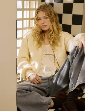 Bomber de mujer tricot - Southern Cotton - FashionsVida