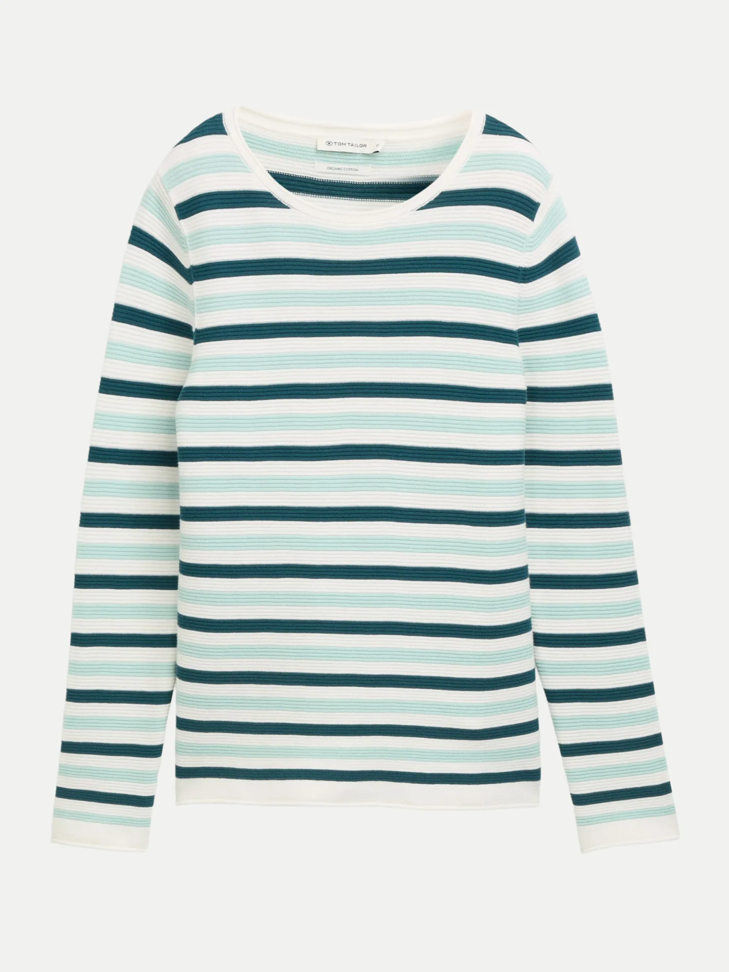 Strickpullover Gestreift Mehrfarbig XXL - Tom Tailor Casual - FashionsVida