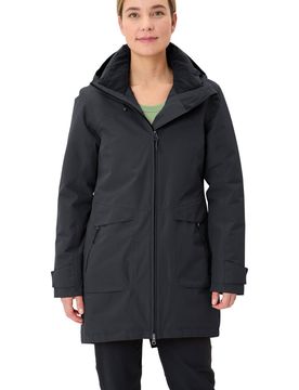 Skomer chaqueta impermeable insulada mujer Negro (44)