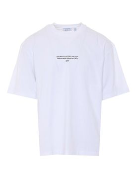 T-shirt da skate bianca di tendenza