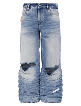 Men's Denim Jeans in Cotton-Viscose-Poly Blend