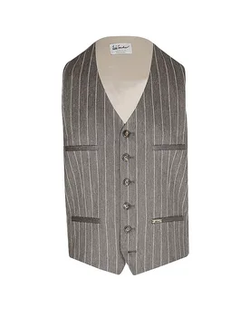 Gilet traditionnel LUSEBASTIAN marron clair 52 - LUIS TRENKER - FashionsVida