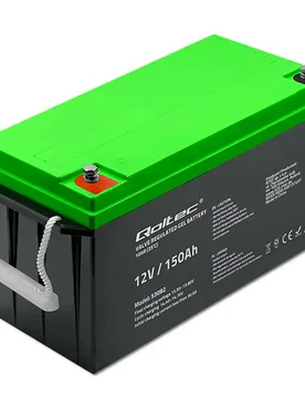 Batterie Ups Gel 12v 150ah Gel 41.8kg Black One Size unisex - Qoltec - FashionsVida