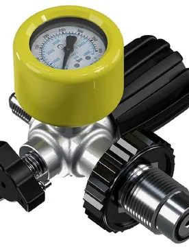 Valvola Pressure Gauge Drv Bottle Connection 232 Bar
