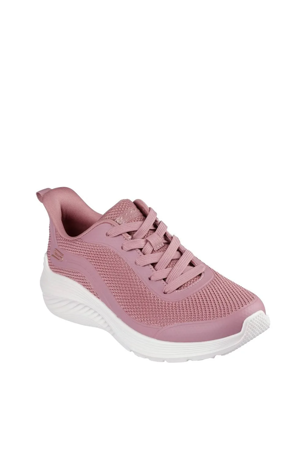 Bobs Squad Waves Still Wading Trainers - Rose - Size: 8 - Skechers - FashionsVida