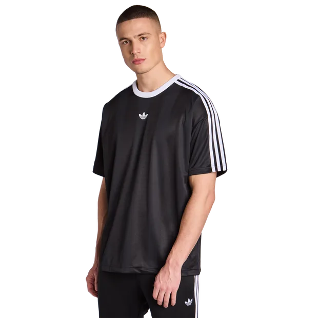 Jaquard Men Jerseys/Replicas - Black - Size XL - Poly Jersey - Black - Size: Extra Large - Adidas - FashionsVida