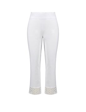 Hose 7/8 weiss 46 damen