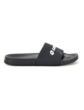 Ciabatte nere con fascia logo L97Y914 44