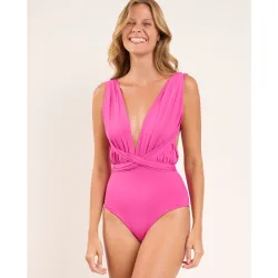 Bañador de mujer escote redondo