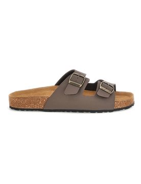 Ciabatta Taupe in vera pelle 101 44