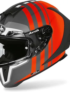 Casco Integrale in Fibra Moto GP550 S Skyline Arancio taglia XL - Airoh - FashionsVida