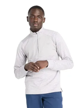 Athletics Heat Grid Half Zip Long Sleeve T-shirt Athletic Grey XL Men - New Balance - FashionsVida
