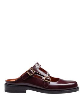 Mocassino Sabot In Pelle Spazzolata