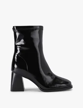 Skyler Patent Leather Ankle Boots Black female - Kurt geiger - FashionsVida