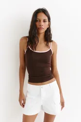 Relaxed Fit Cargo Bermuda Shorts (Size: )
