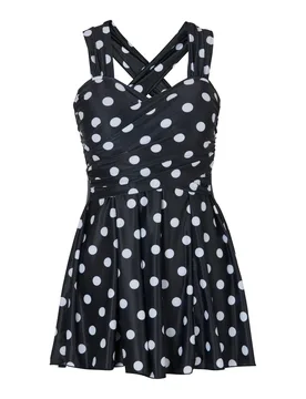 Badekleid "Punkte" L mehrfarbig - wedolina - FashionsVida