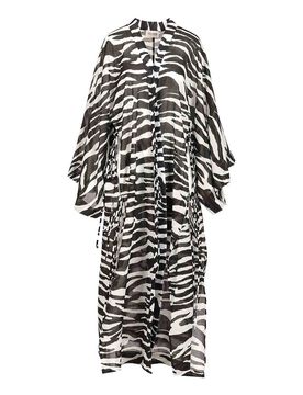 The Attico CAFTAN di stampa zebra