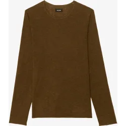 Zadig & Voltaire - Jersey Teiss 100% cachemira de hombre de mangas largas de cachemira de plumas