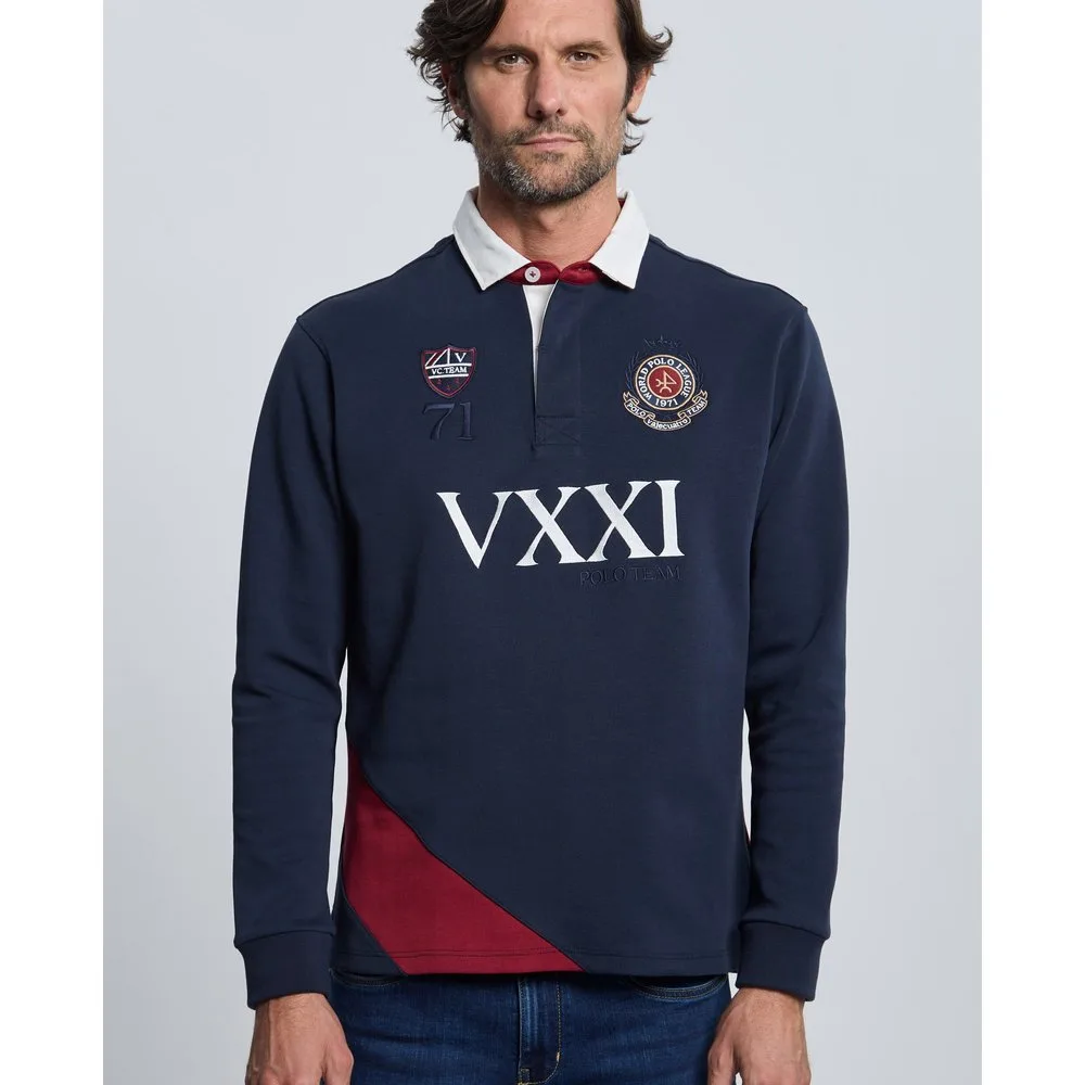Polo de hombre corte classic de manga larga - Valecuatro - FashionsVida