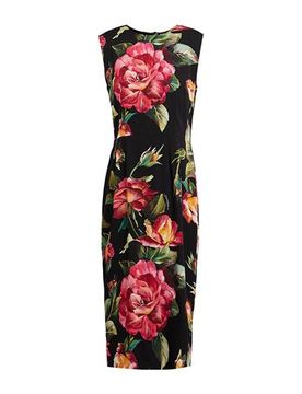 Dolce&Gabbana Vestido midi Mujer Negro 34 Mujer