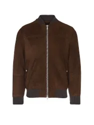 Eleventy Lederjacke marrone 50
