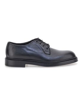 Scarpe stringate nere in vera pelle eleganti 1145 42