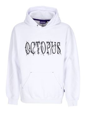Felpa Cappuccio Uomo Tentacles Logo Hoodie White