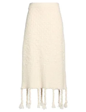 Midi-Rock Damen Elfenbein 28,34 Damen - JIL SANDER+ - FashionsVida
