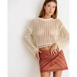 Jersey de mujer de punto calado
