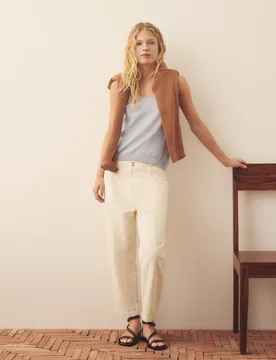 Camiseta tricot de mujer sin mangas - Southern Cotton - FashionsVida