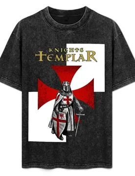 Knight Templar | Crusades Knights | Christian Warrior T-Shirt Breathable Travel T-Shirt - Aliexpress - FashionsVida