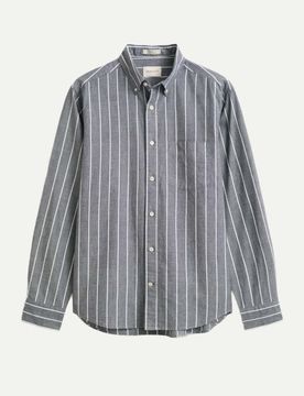 Regular-Fit Oxfordhemd Blau XXL