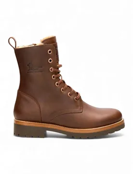 Womens Frisia B10 Waterproof Leather Combat Boots - - Size: 3 - Panama jack - FashionsVida