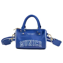 Borsa Court Barrel Blue One Size