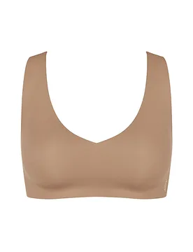 Bustier ZERO FEEL 2.0 nostalgic brown beige XS - Sloggi - FashionsVida
