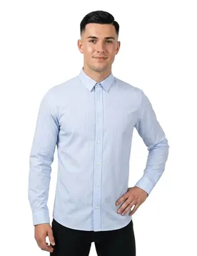 Chemise à Manches Longues K10k114180 Blue L