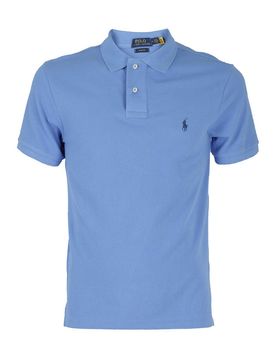 Polo in piqué con logo