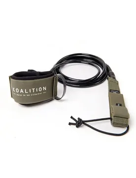 Leash De Surf 8´0`` X 7mm Regular Army Black One Size unisex - Koalition - FashionsVida