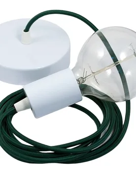 Cables Suspension Luminaire Rm21 2 M Dark Green / White One Size - Creative - FashionsVida
