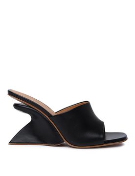 Off-White Sandali Jug in pelle nera
