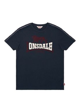 T-Shirt - ELTON - S bis 3XL - für Männer - Größe M - navy - Männer - male