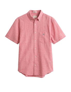 GANT Leinenhemd pink L herren