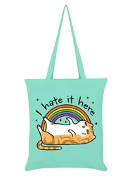 Stofftasche - I Hate It here - mint - Unisex - unisex