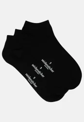 Er-Pack Sneaker Socken Schwarz 39-42