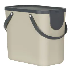 Recycling Müllsystem "ALBULA", 25 l beige