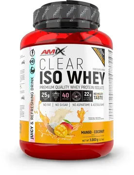 Proteine Del Siero Del Latte Isolate Clear Mango E Cocco 1000g Red / Yellow
