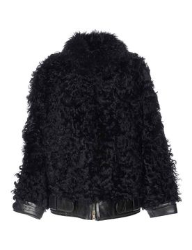 Giacca Osanne in pelliccia di shearling nera
